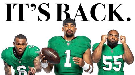 LOOK: Eagles unveil Kelly Green throwback jerseys,。